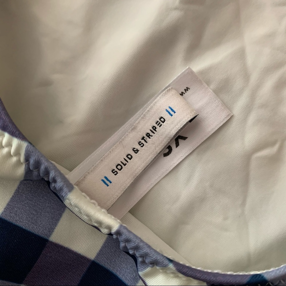 Solid And Striped Gingham One-Piece - image 3